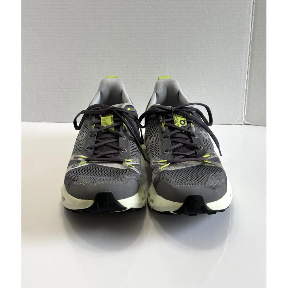 On Cloudsurfer Trail Running Sneakers Men's Size 12.5 Iron/Lima Athletic Shoes - Picture 3 of 16